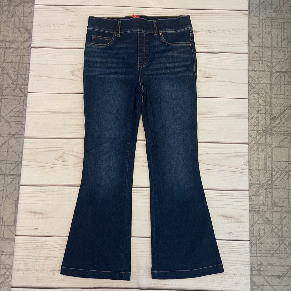 SPANX Dark Blue Flare Jeans